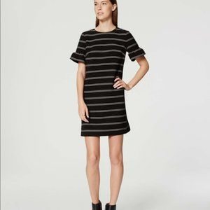 Ann Taylor Loft Size 0 Black and Creme Dress